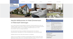 Desktop Screenshot of hotel-zimmermann.de